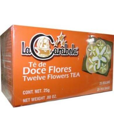 TE DE 12 FLORES 25 SOB LA CARABELA