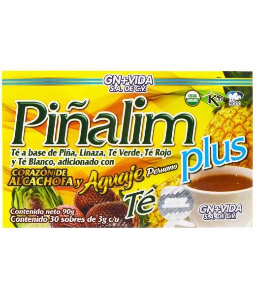 AMP. PIÑALIFE C 10C PIñaliMAJAMAICATE VERDE Y MANZANA ADIC. CON VITAM GN+VIDA