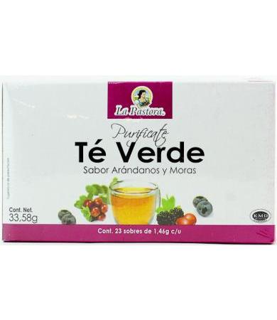 TE VERDE SABOR FRESA Y VAINILLA 23 SOB LA PASTORA