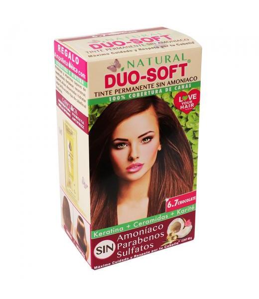 TINTE DUO SOFT AHORA SIN AMONIACO #6.7 CHOCOLATE 60GR. KENT COSMETICS