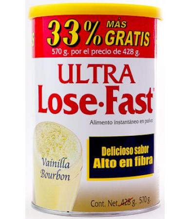 ULTRA LOSE FAST MALT VAINILLA 570 G ALLNAT NUTRITION