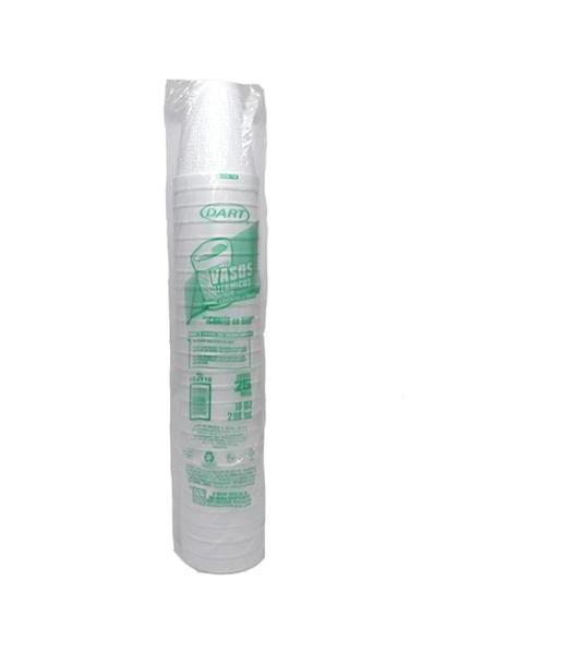 VASO TERMICO DART #10 BOLSA CON 25 PIEZAS
