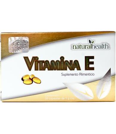 VITAMINA E 500 30 PERLAS NATURAL HEALTH
