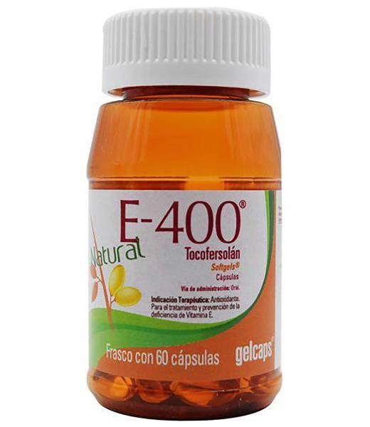 VITAMINA E 400 NATURAL 60 CAP GELCAPS
