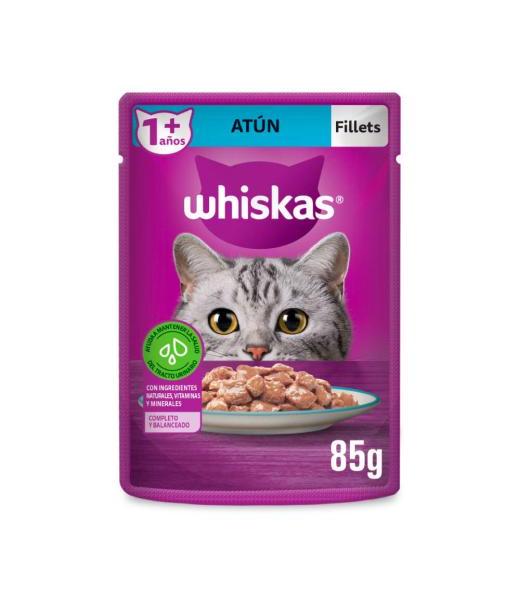 WHISKAS FILLETS ATUN SOBRE DE 85 GR