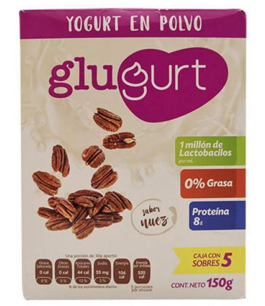 YOGURT EN POLVO SAB NUEZ 150 G GLUGURT